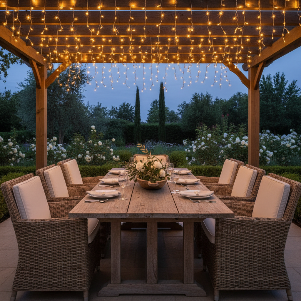 Elegant Al Fresco Dining Area