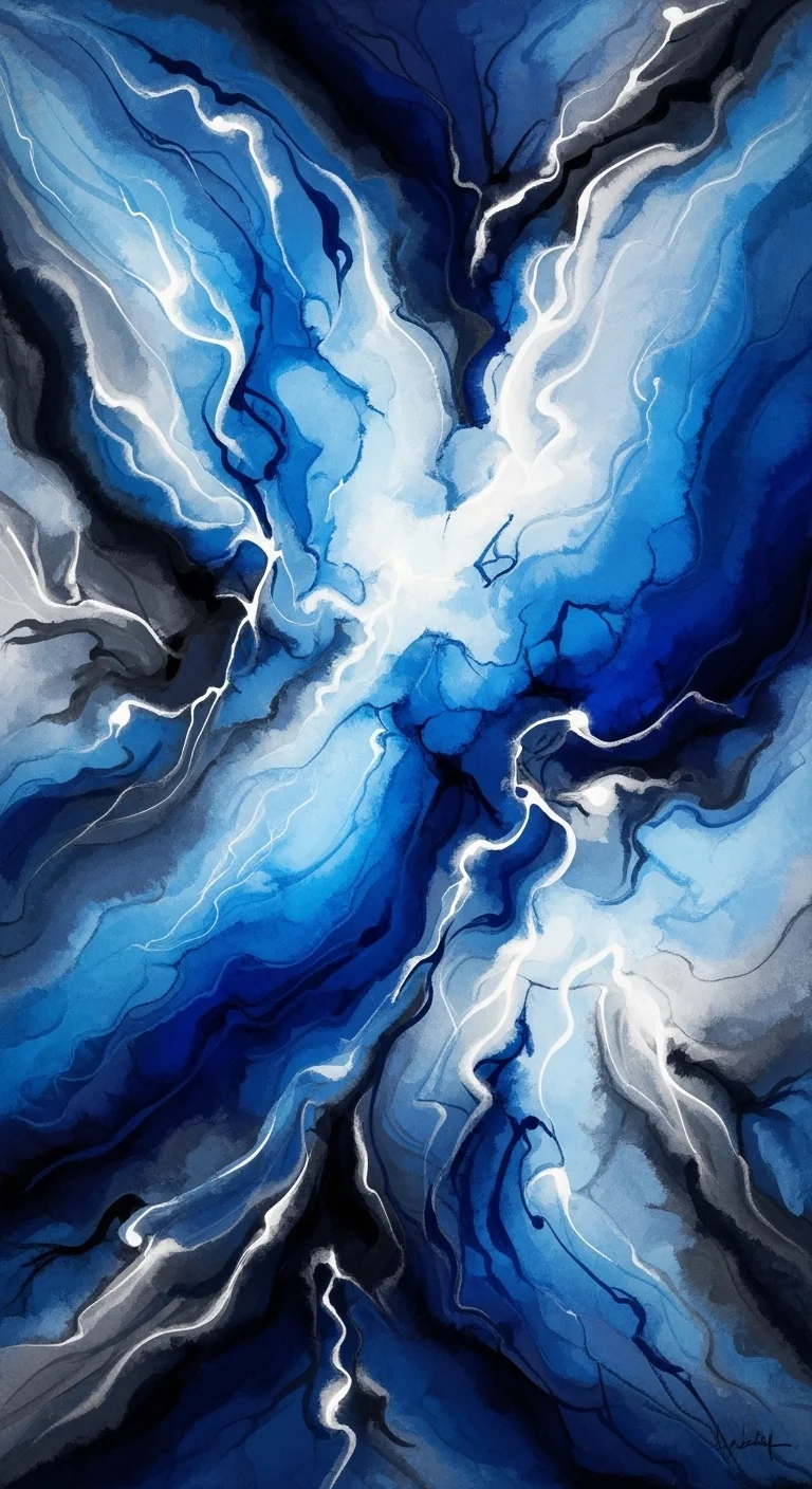 Abstract Blue Dreams
