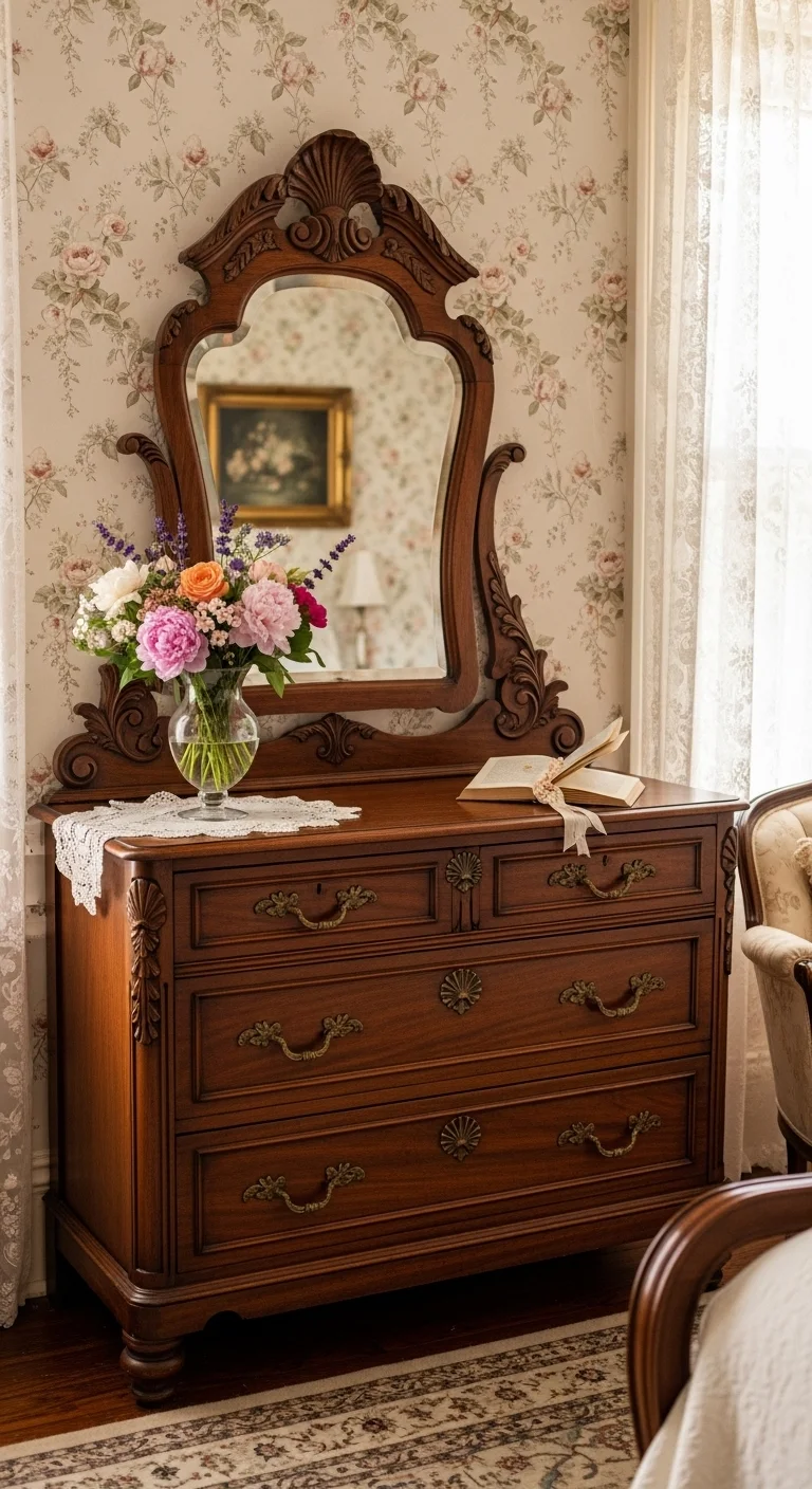 Antique Dressers and Nightstands