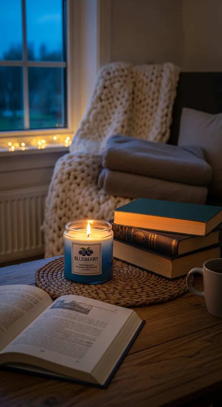 Blue Berry Scented Candles