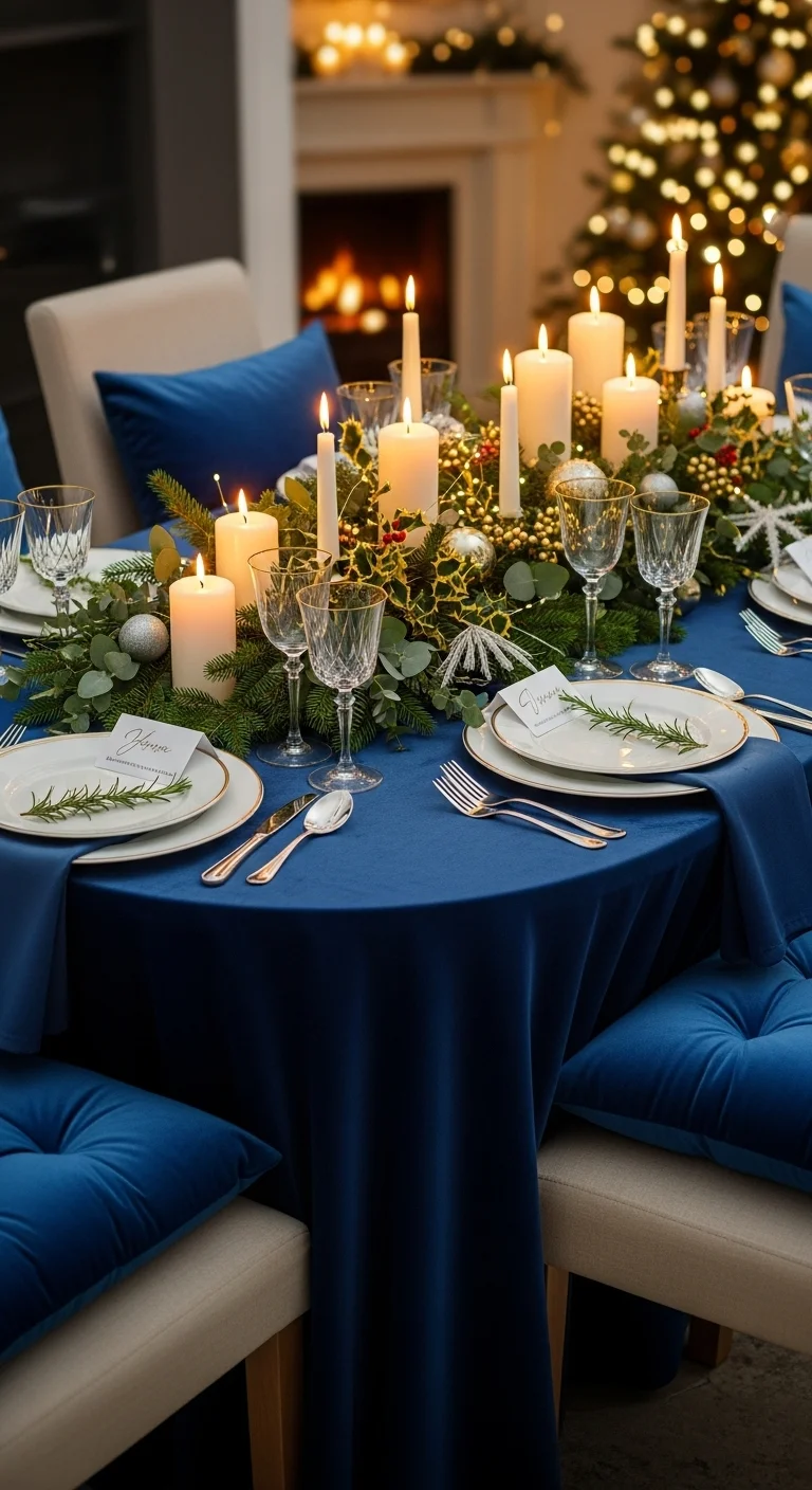 Blue Velvet Accents