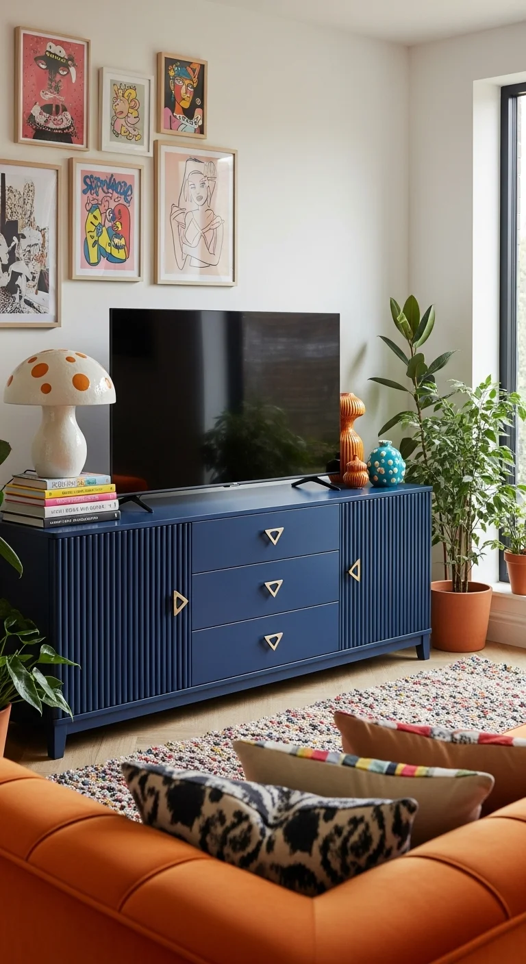 Bold Color Pop with Custom Finishes