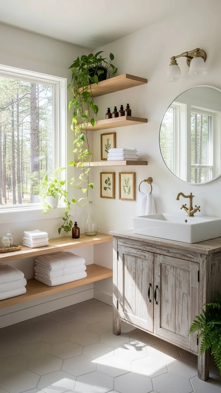 Bright and Airy with Open Shelving