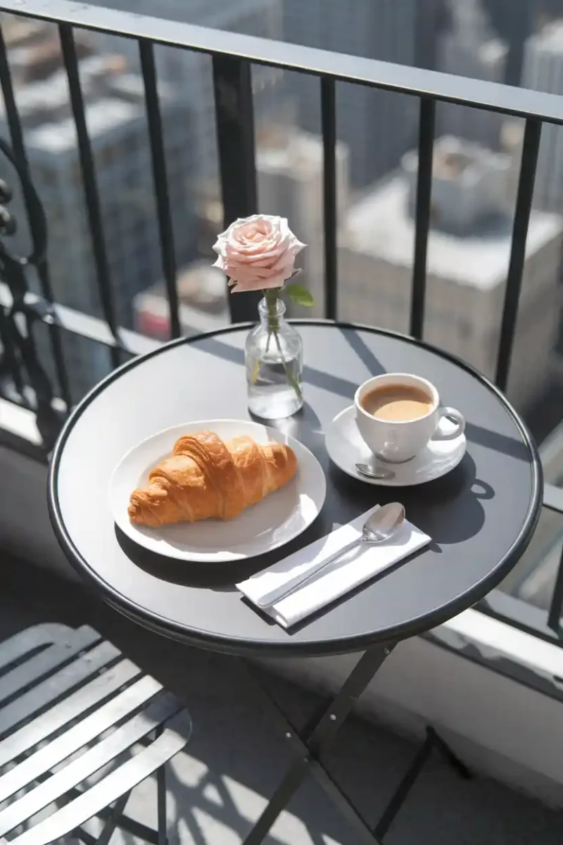 Charming Coffee & Croissant Station