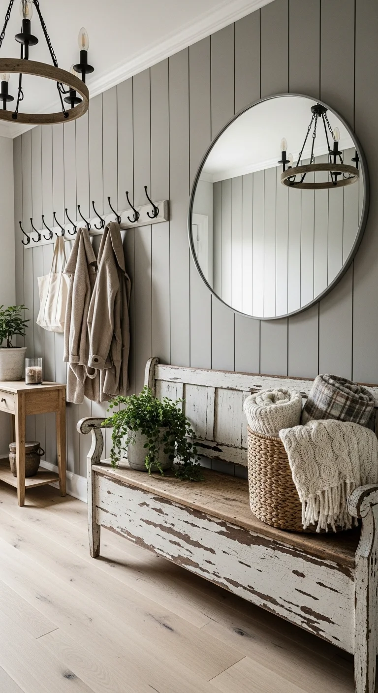 Charming Entryway with Vintage Accents