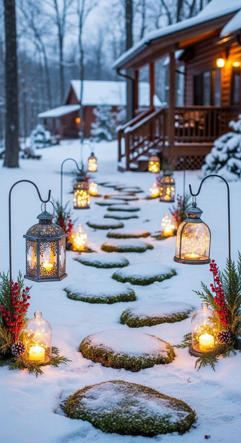Charming Lantern Pathway