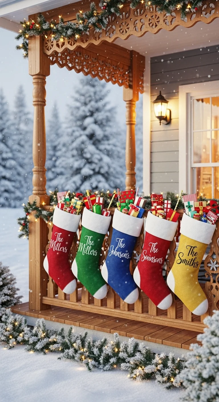 Charming Stocking Displays