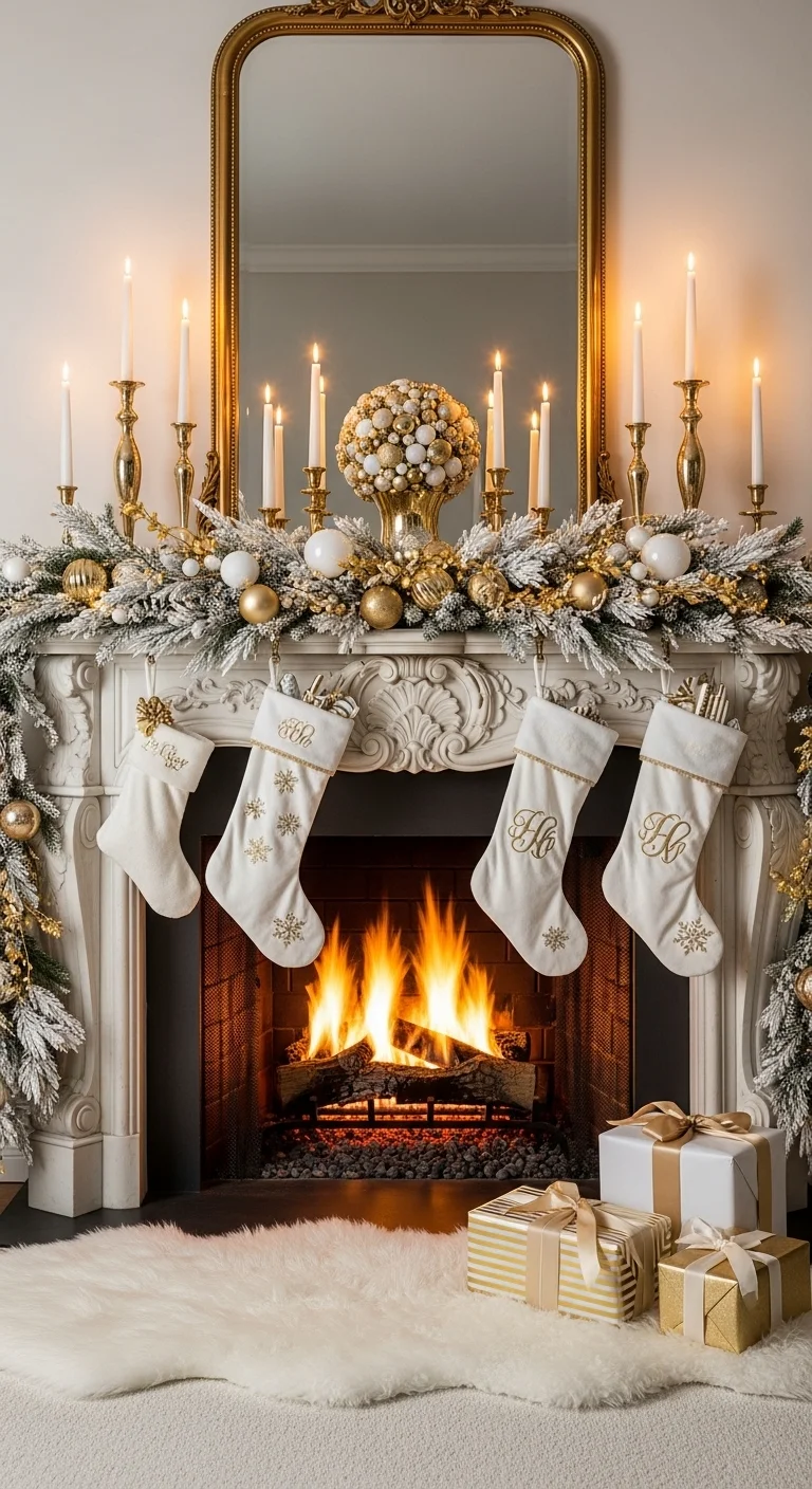 Classic Elegance with Gold and White