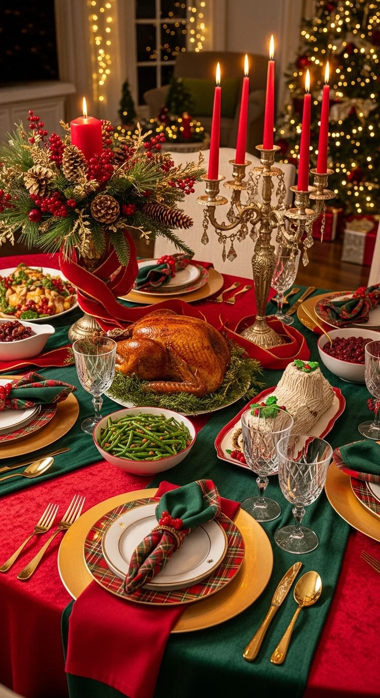 Classic Red and Green Color Scheme