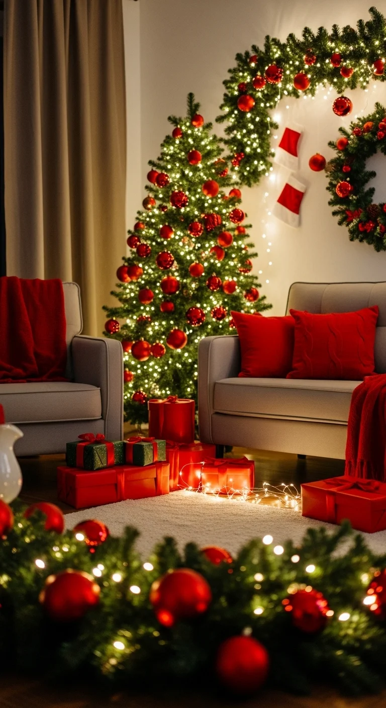 Classic Red and Green Elegance