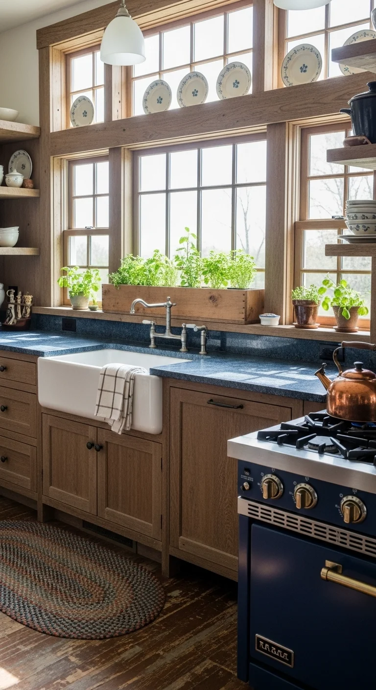 Coastal Charm with Blue Accents