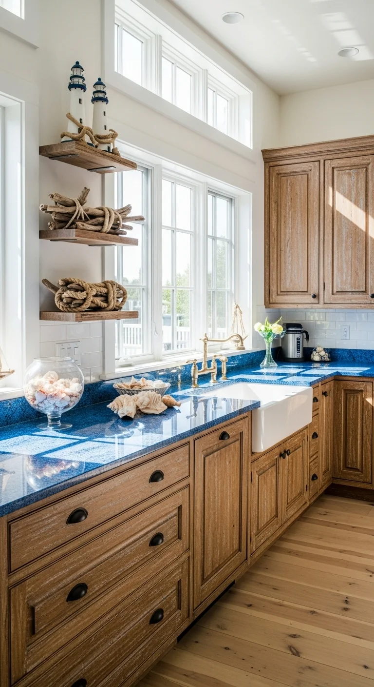 Coastal Charm with Blue Granite Accents