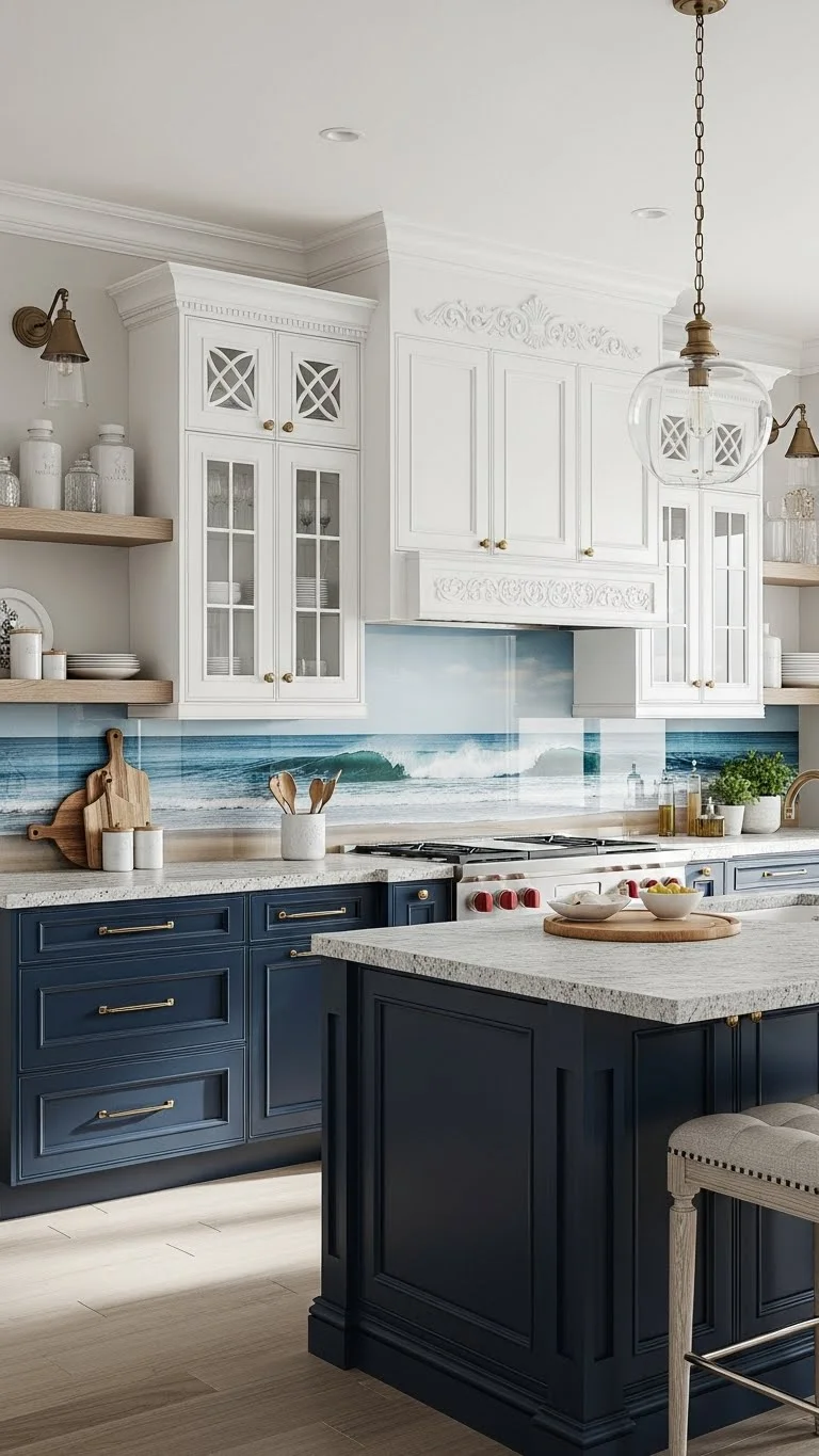 Coastal Charm with Shimmering Accents