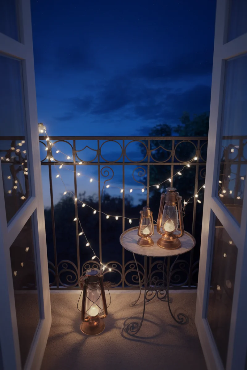 Delicate String Lights & Lanterns