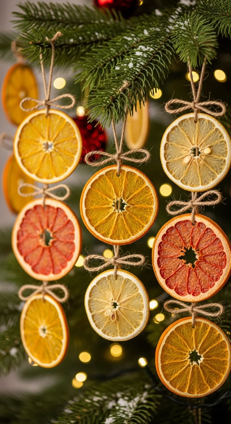 Dried Citrus Slice Ornaments
