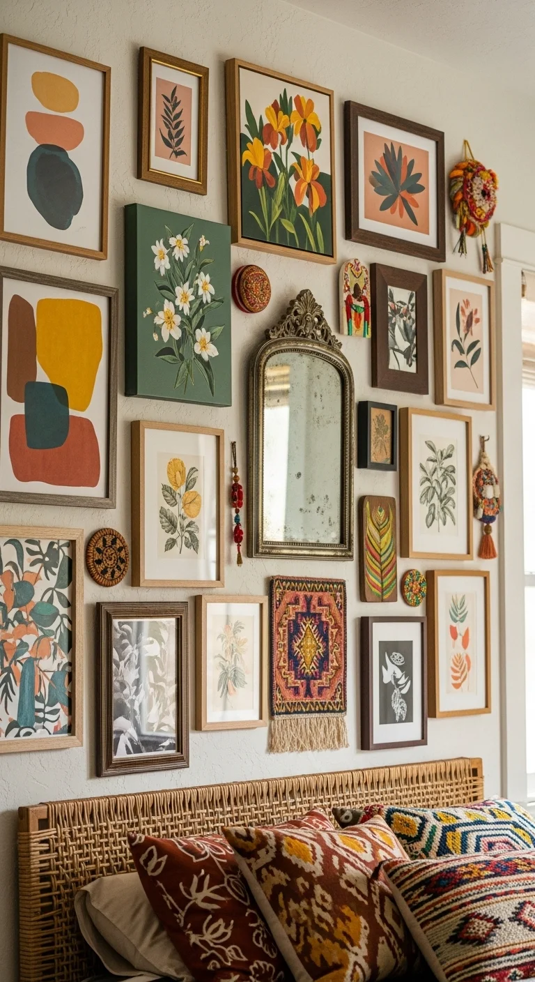 Eclectic Art Display