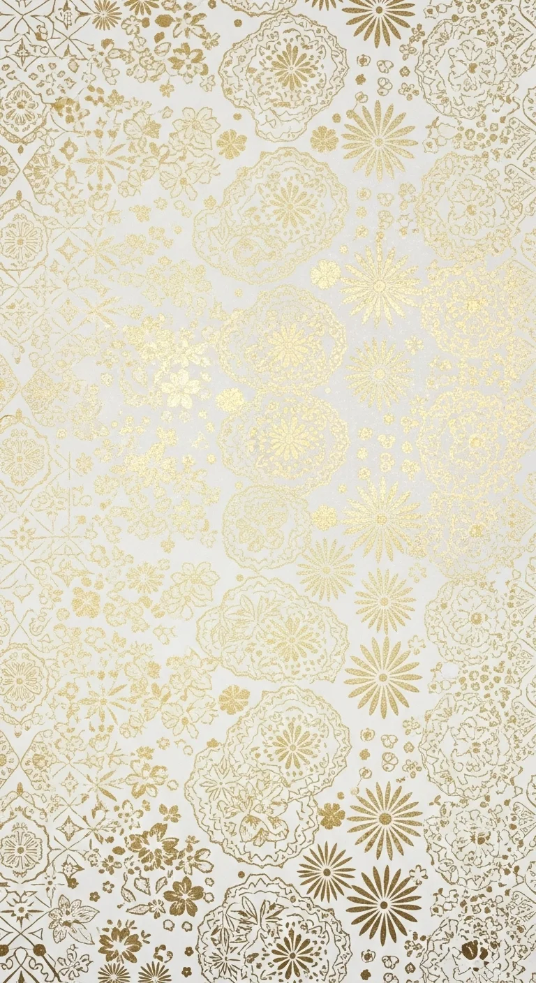 Elegant Gold and White Glamour