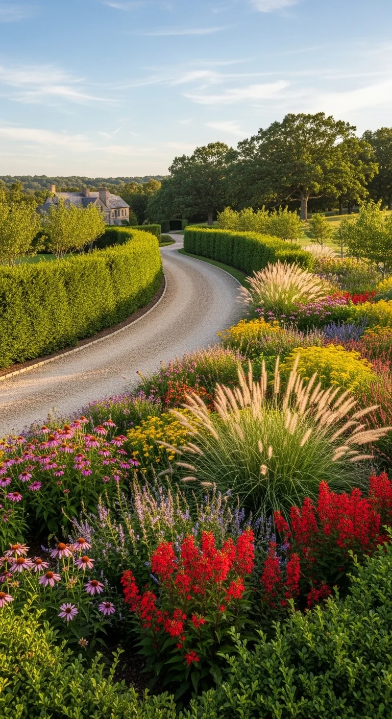 Elegant Gravel Driveway