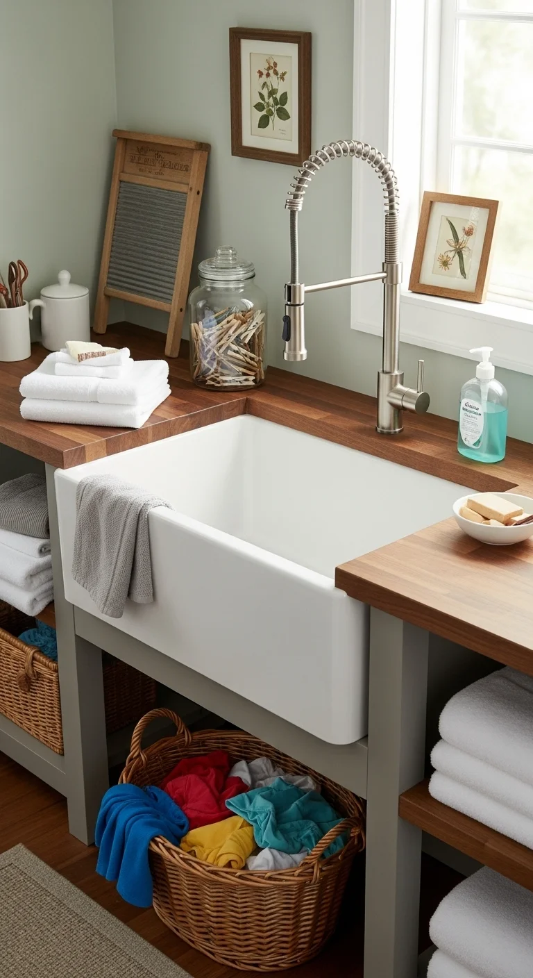 Farmhouse Sinks with Modern Functionality