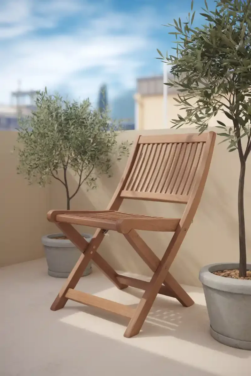 Foldable Teak Seating for Flexibility