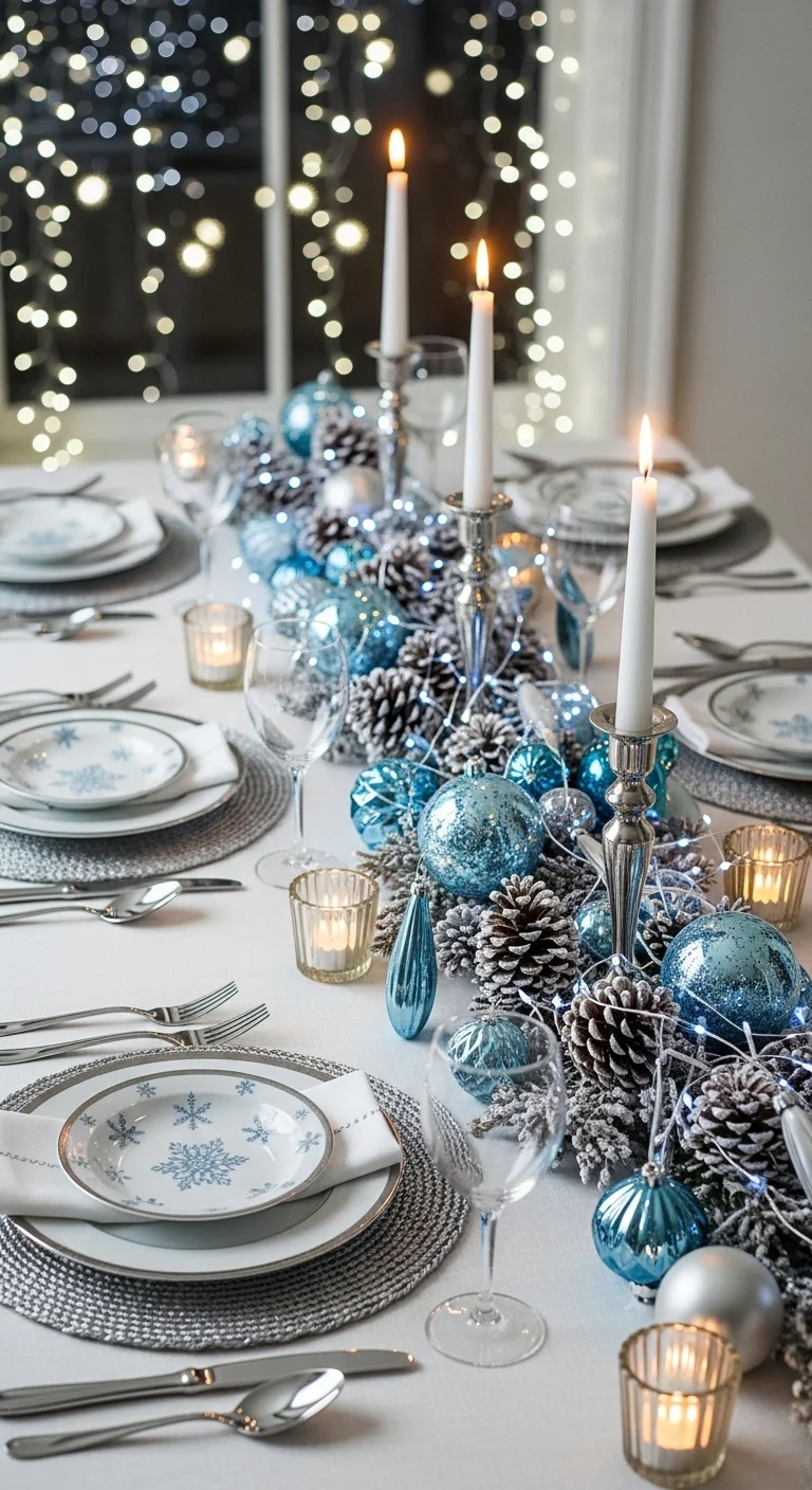 Frosty Blue Decor