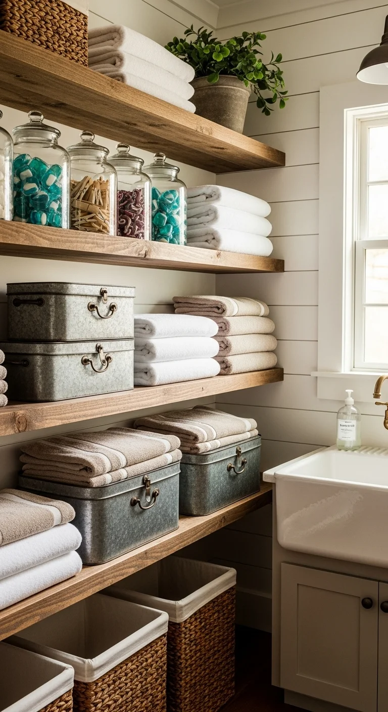 Functional Storage with Vintage Charm