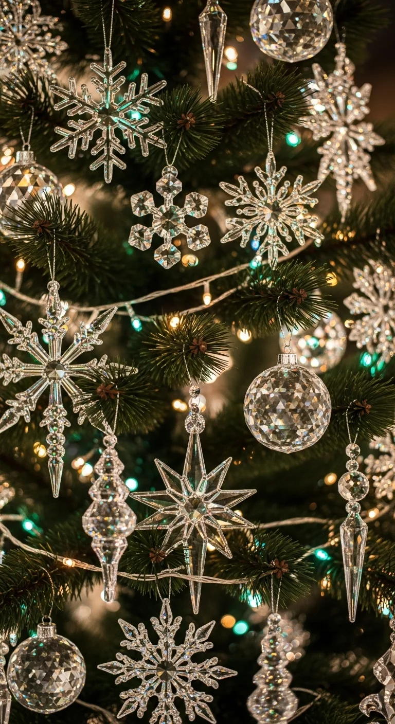 Glamorous Crystal Ornaments