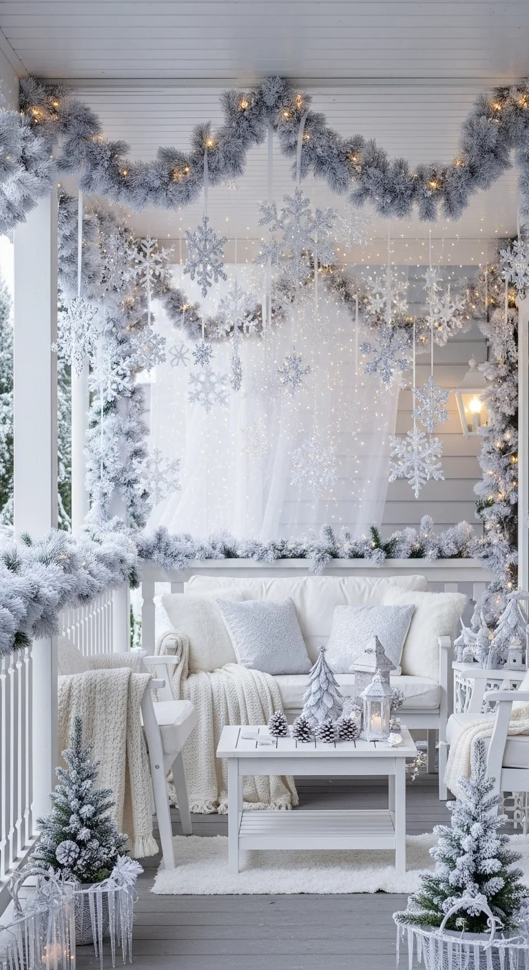 Glistening Snowflake Wonderland