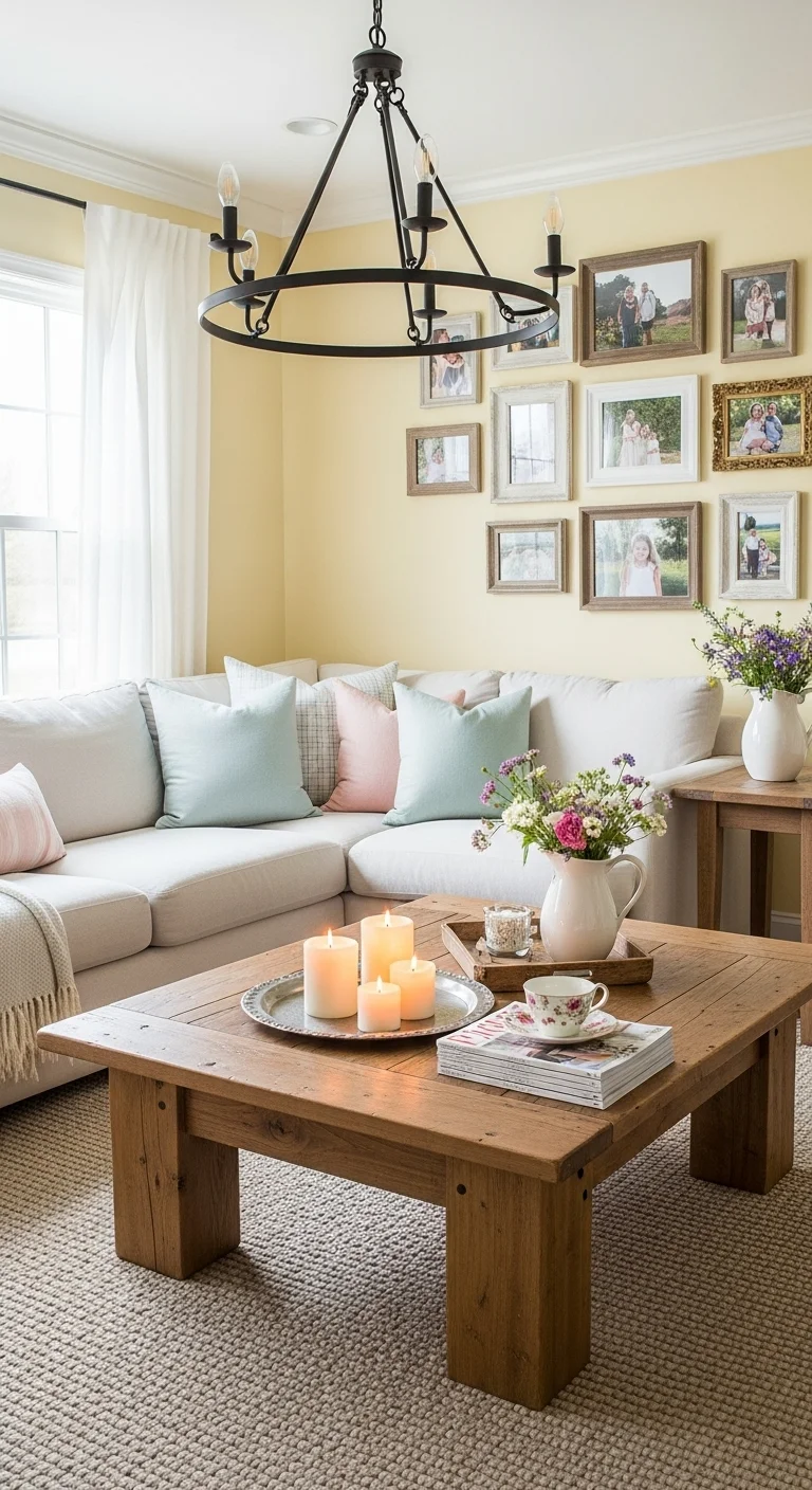 Inviting Farmhouse Living Room
