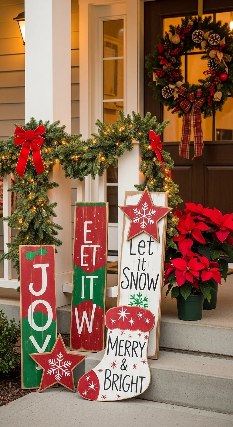 Joyful Holiday Signage