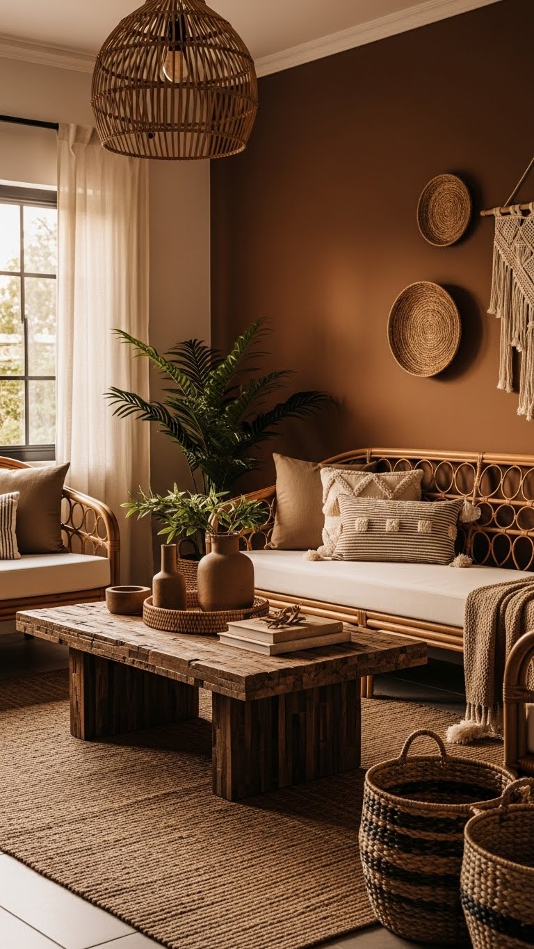 4. Natural Materials for Earthy Elegance