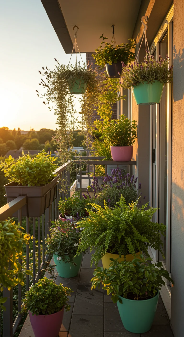 Lush Greenery and Hanging Plants