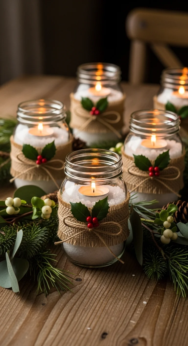 Mason Jar Luminaries