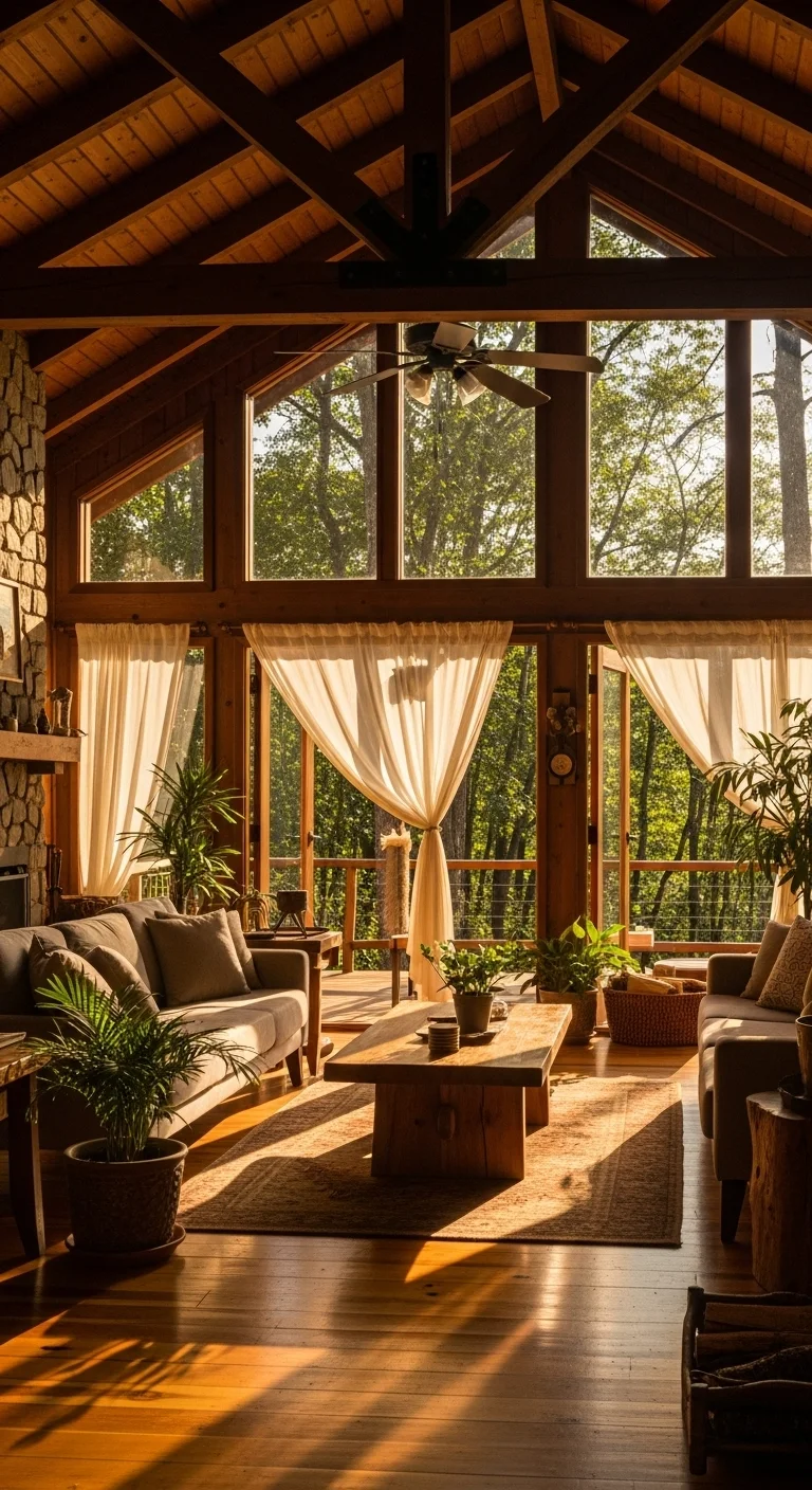 Natural Light Through Large Windows