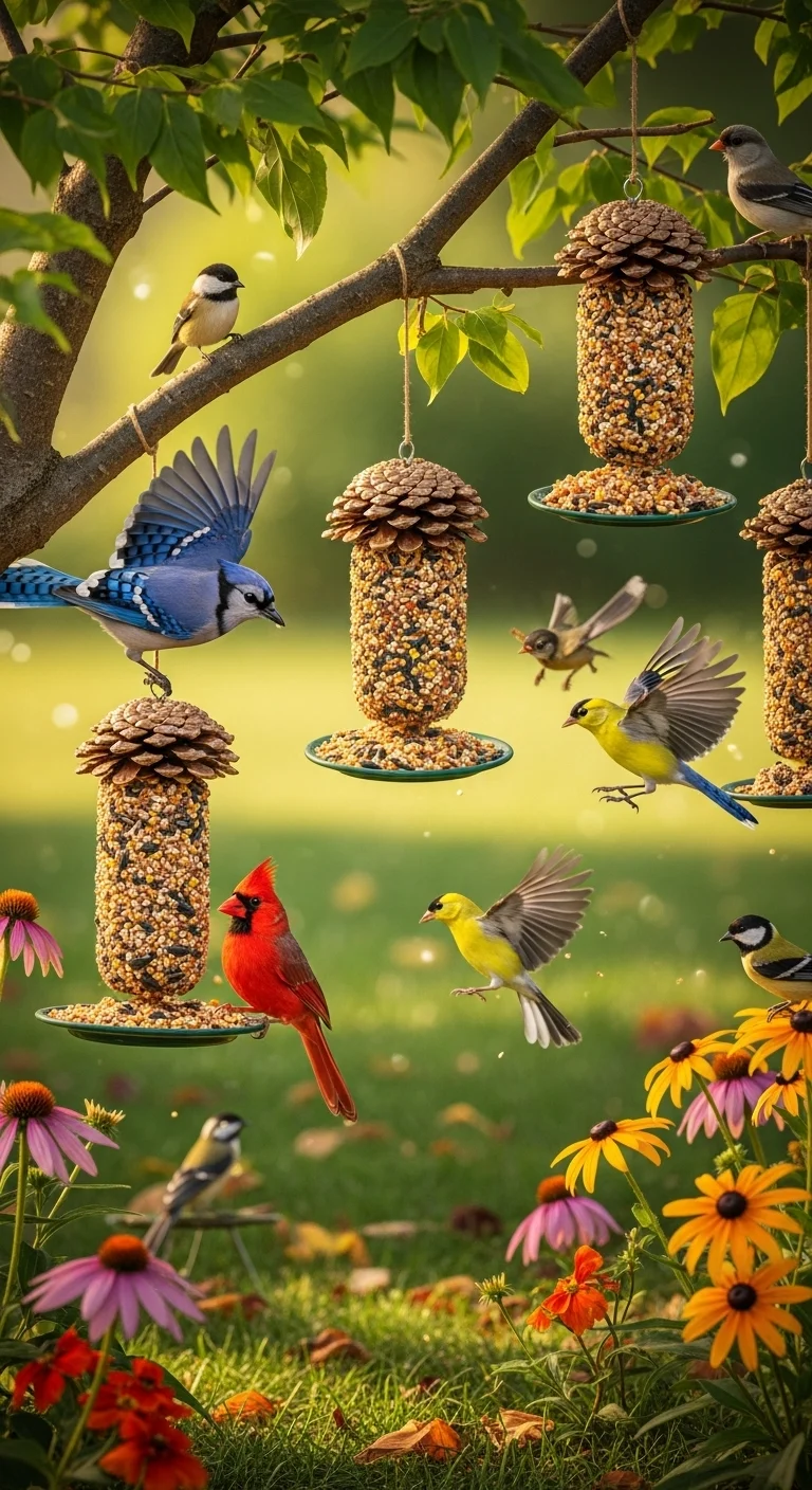 Nature-Inspired Bird Feeders