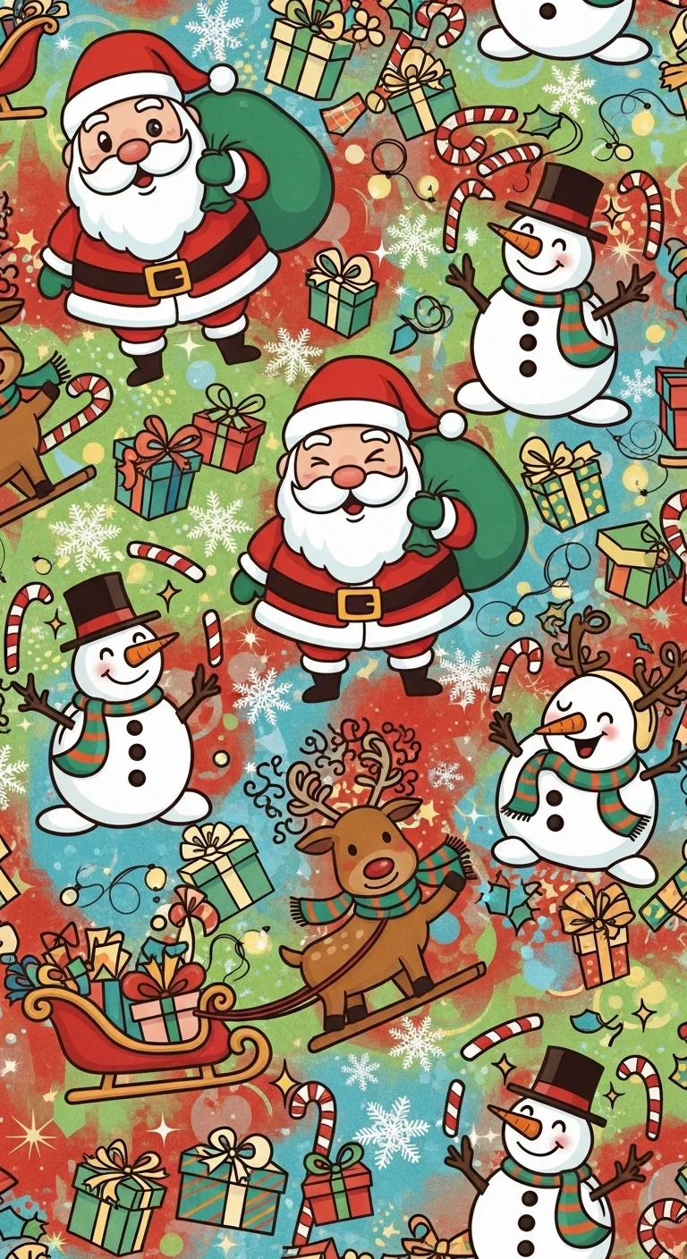 Playful Christmas Characters
