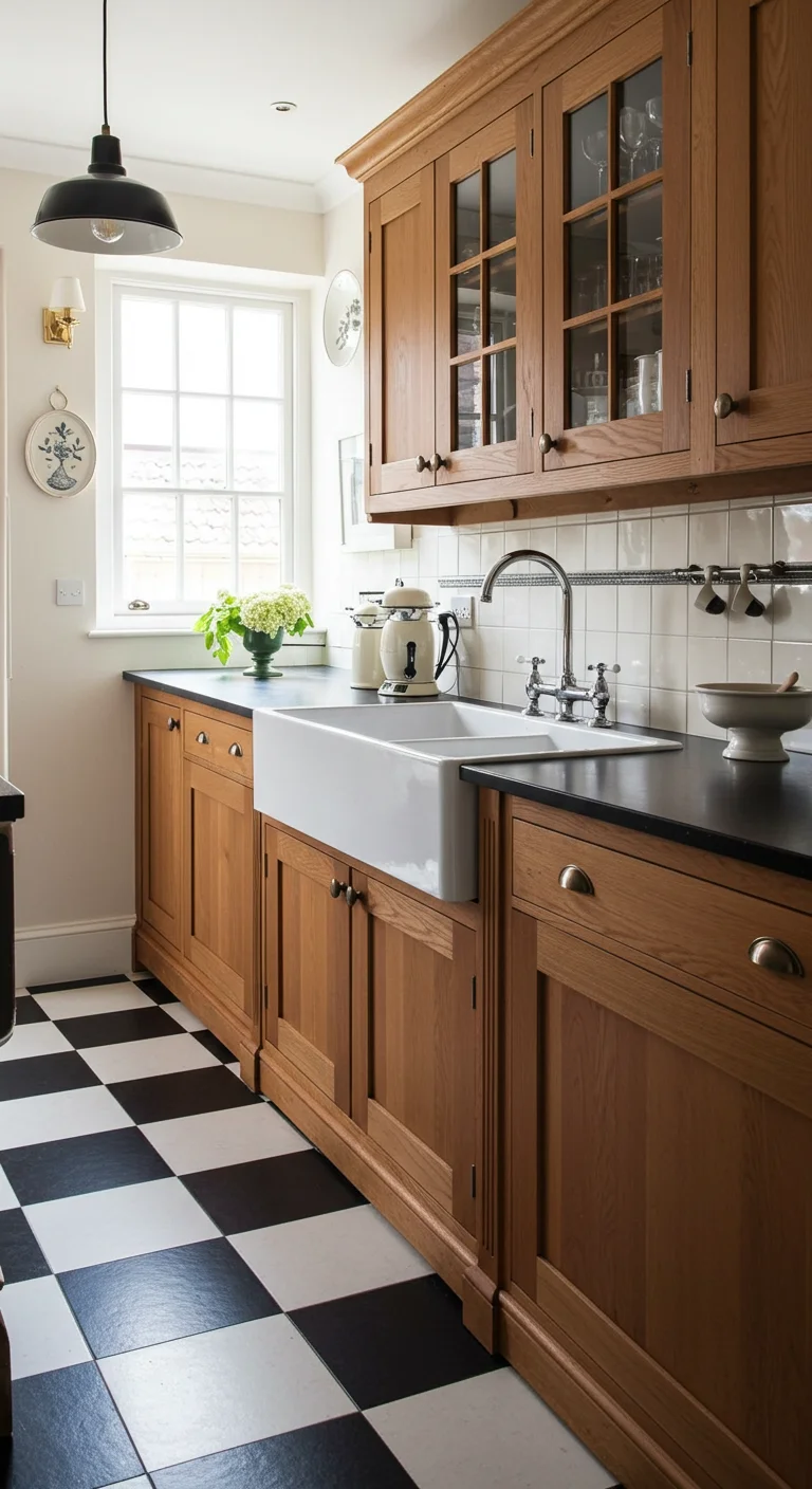 Retro Checkered Flooring