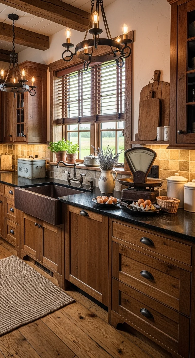 Rustic Charm Meets Bold Contrast