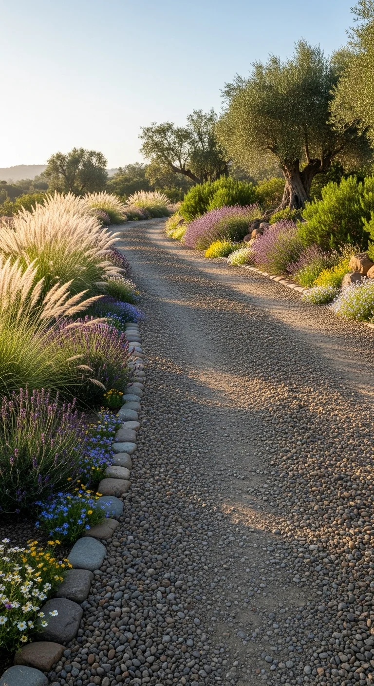 Rustic Gravel Driveway