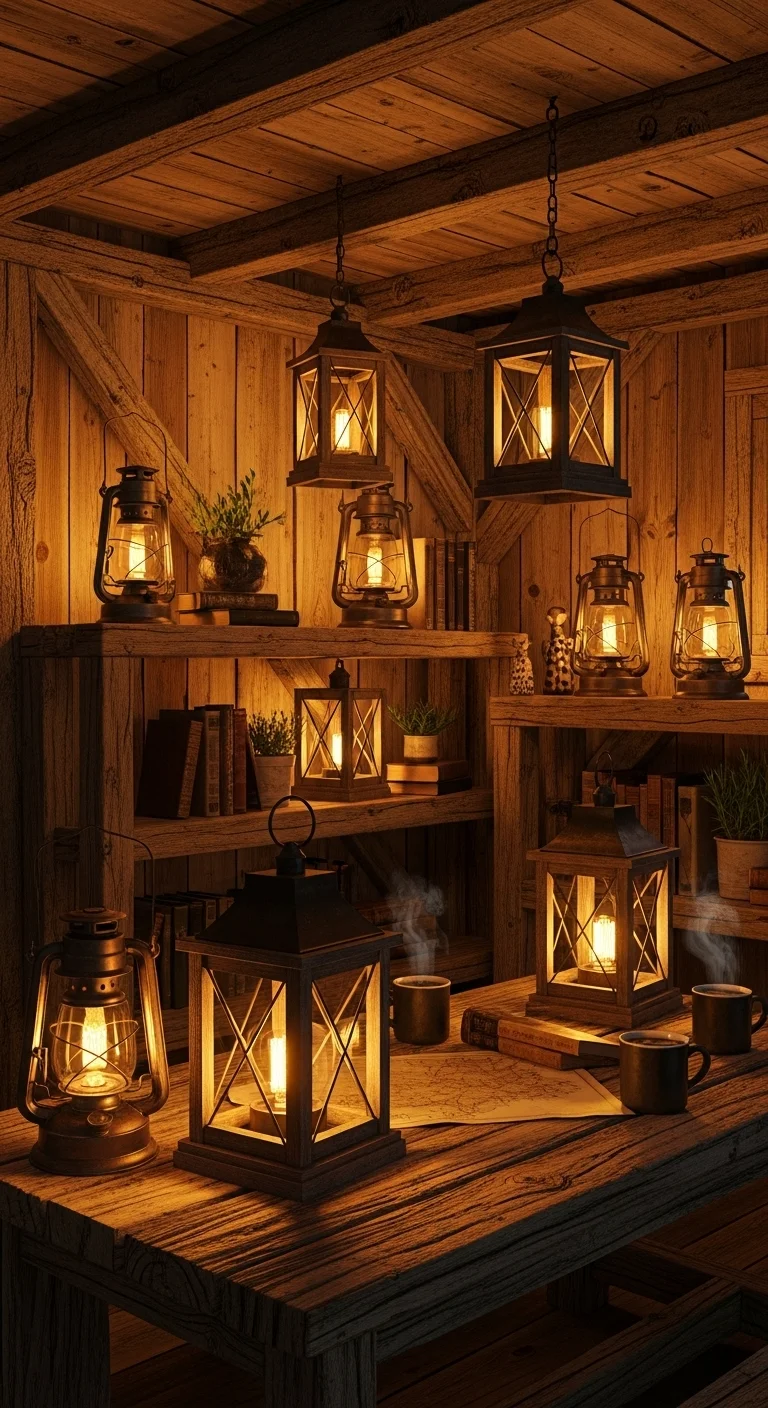 Rustic Lanterns for Ambient Glow
