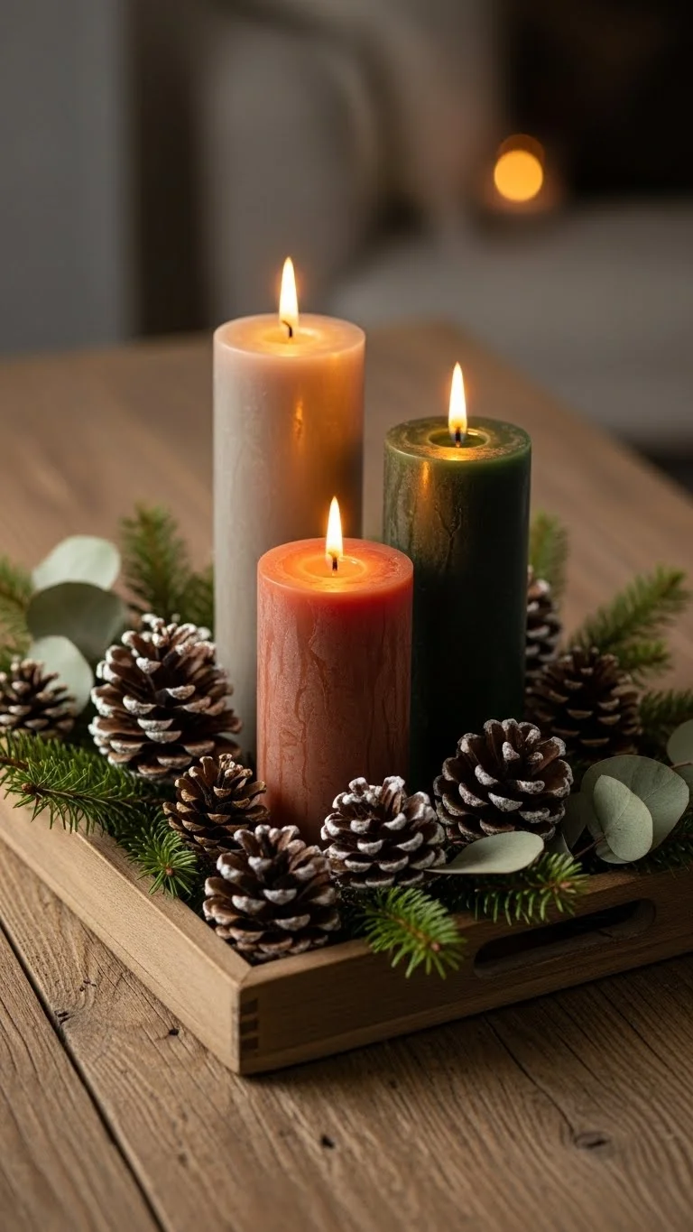 Rustic Pinecone Accents