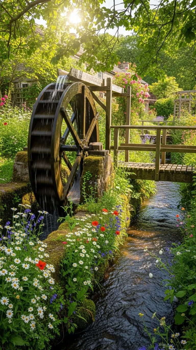 Rustic Water Wheel