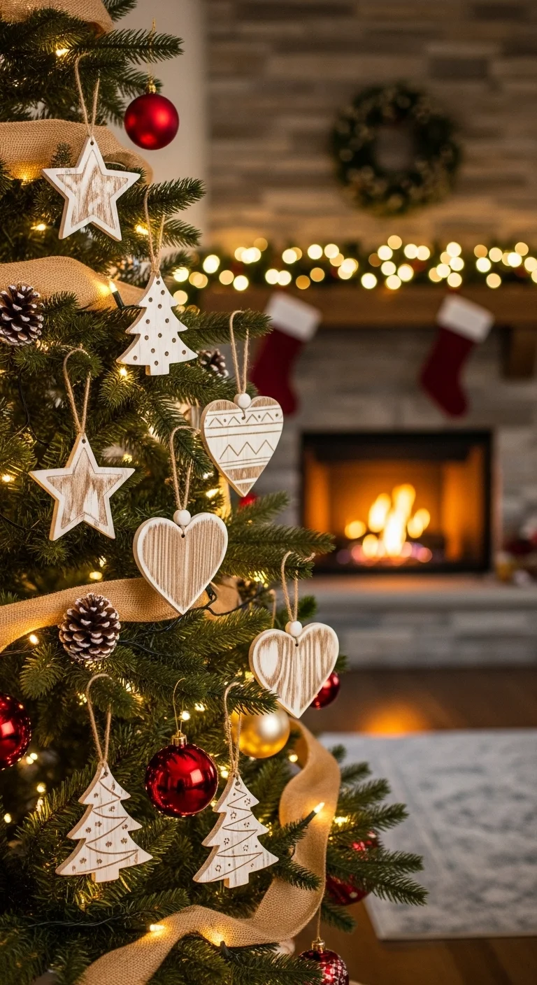 Rustic Wooden Ornaments