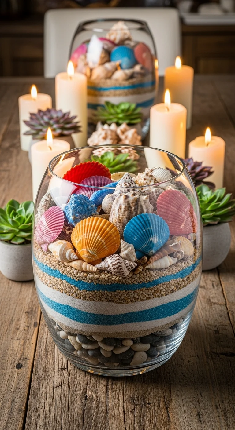 Seashell Centerpieces