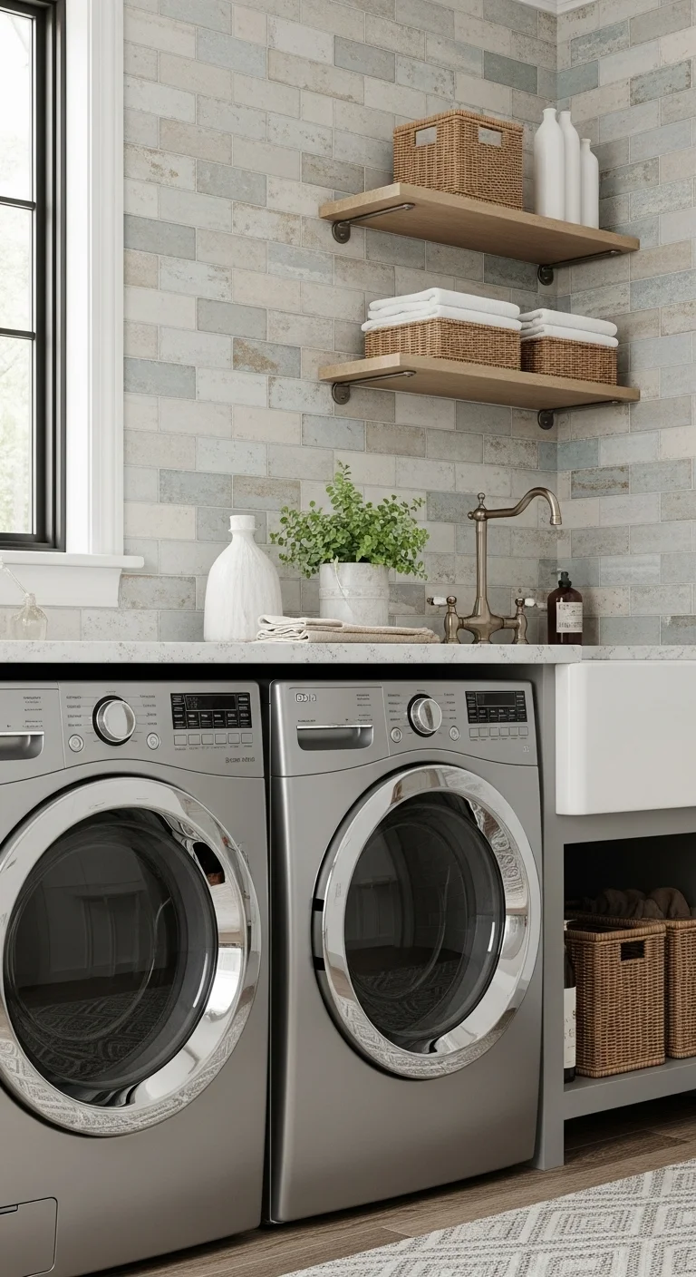 Subway Tiles with a Rustic Twist