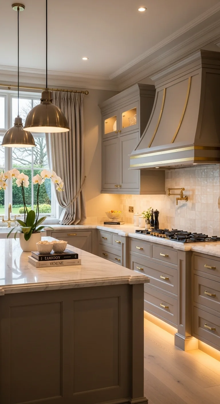 Taupe and Gold Glamour