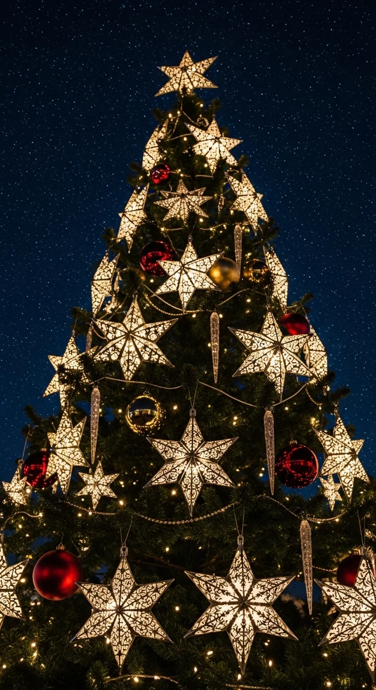 Twinkling Star Ornaments