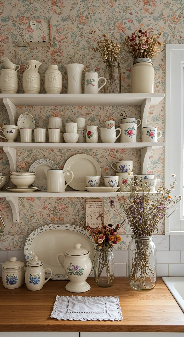 Vintage Floral Wallpaper Delight