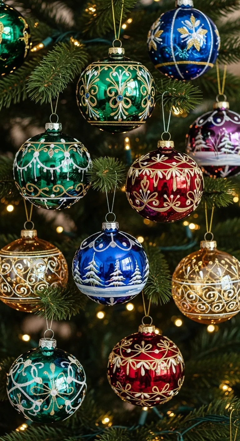Vintage Glass Baubles