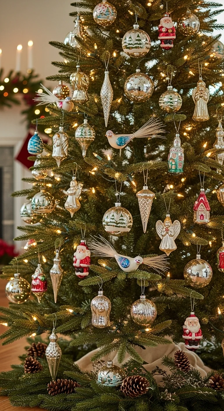 Vintage Glass Ornaments